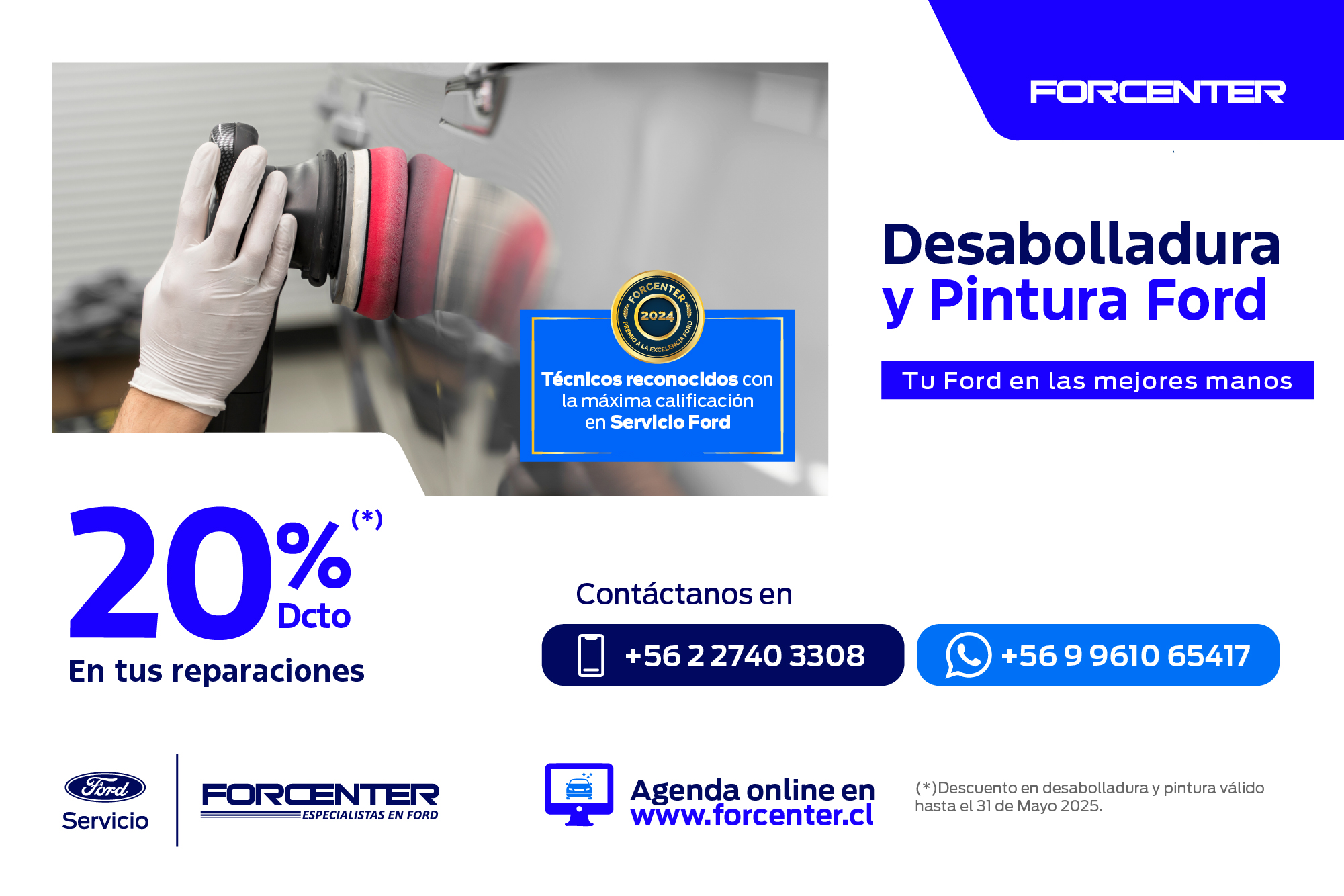 Desabolladura y pintura
