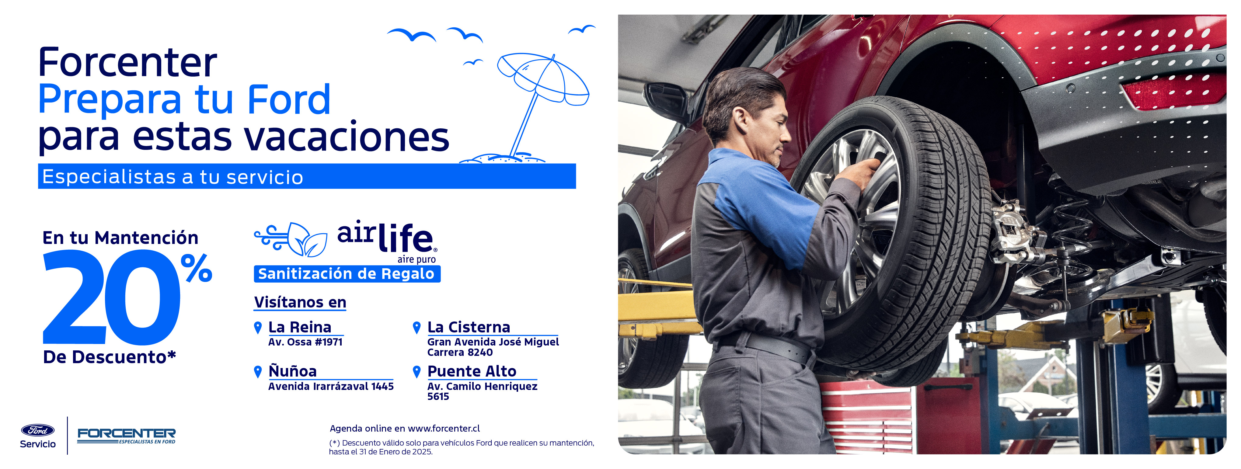 Servicio técnico Ford mantenciones