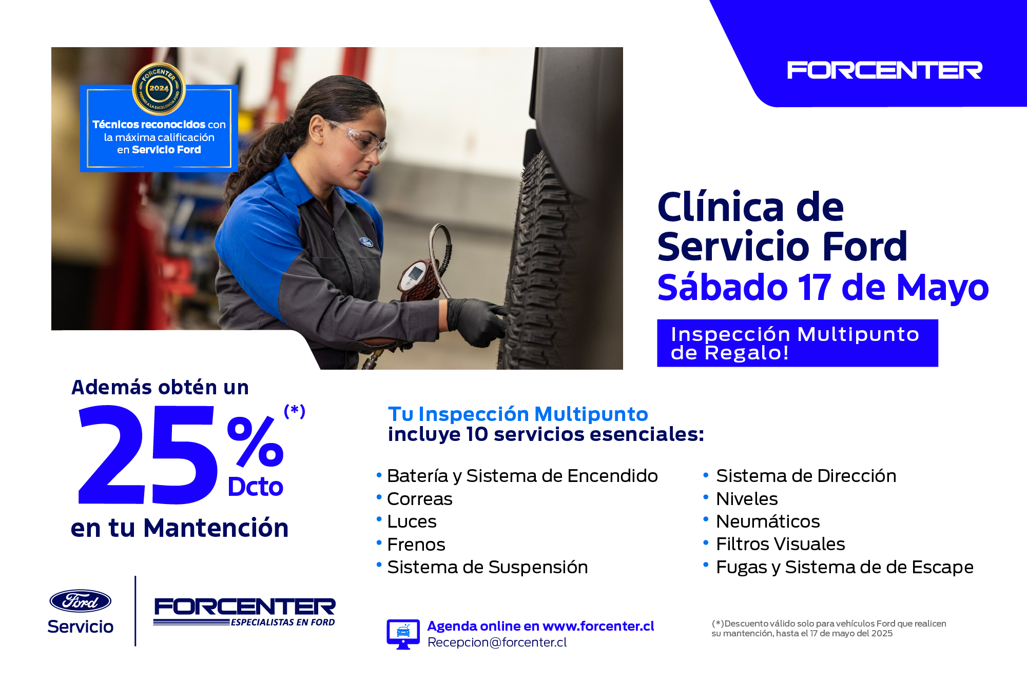 Servicio técnico Ford mantenciones