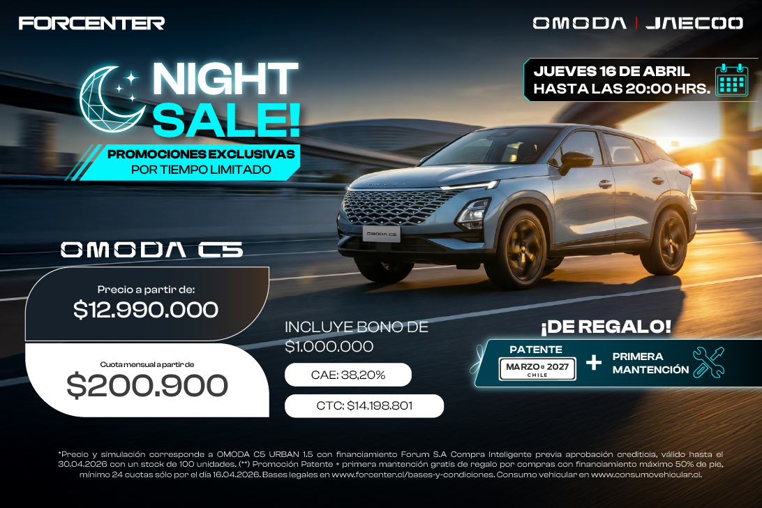 Venta Nocturna OMODA JAECOO