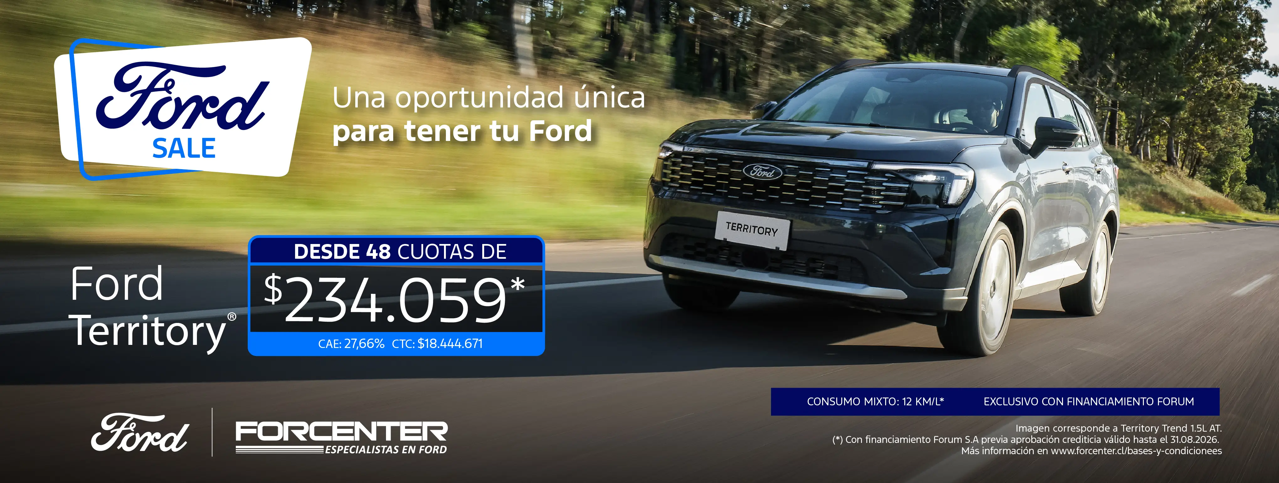 FORD SALE Territory