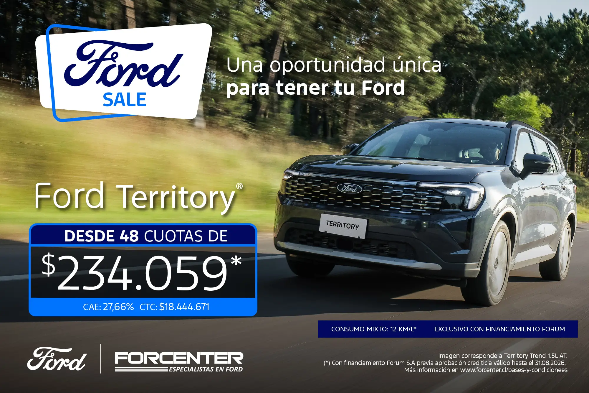 FORD SALE Territory